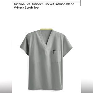 SCRUBS EverWear / Fashion Blend V-Neck scrub tops; Grey - 3 available